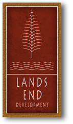Land's End Development logo - Custom Home Builders